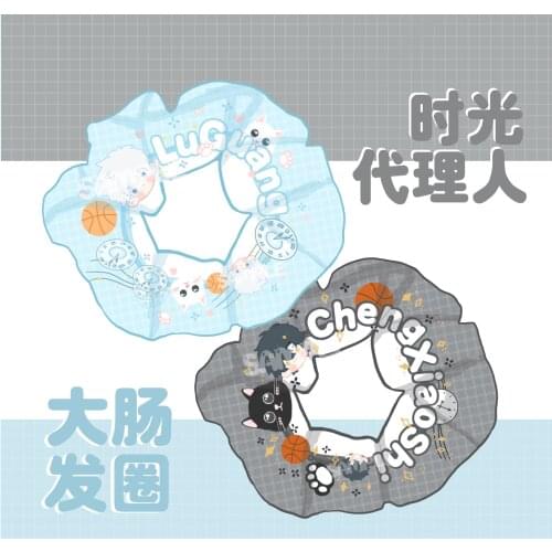 Anime Shiguang Daili Ren Cheng Xiaoshi Ling Guang Hairpins Hair Accessories Sweet Hair ring Double Ponytail Handmade Headwear