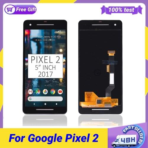 OLED 5.0" for Google Pixel 2 LCD Display Touch Digitizer Screen for Google Pixel 2 OLED Replacement No Dead Pixel LCD
