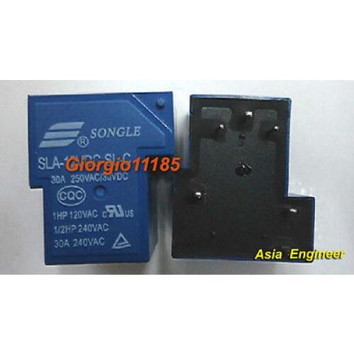 1pc T90 Coil Relay 5VDC 30A 250VAC 30VDC 6 pin 1NO 1NC SLA-05VDC-SL-C PCB Type