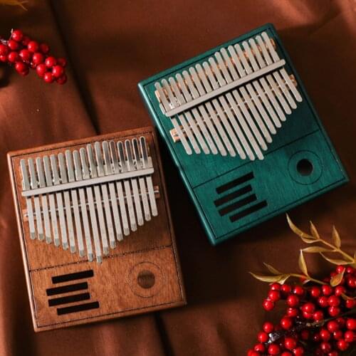 17 Key Kalimba Thumb Piano Finger Piano Instrument for Beginners Kids Childrens Piano