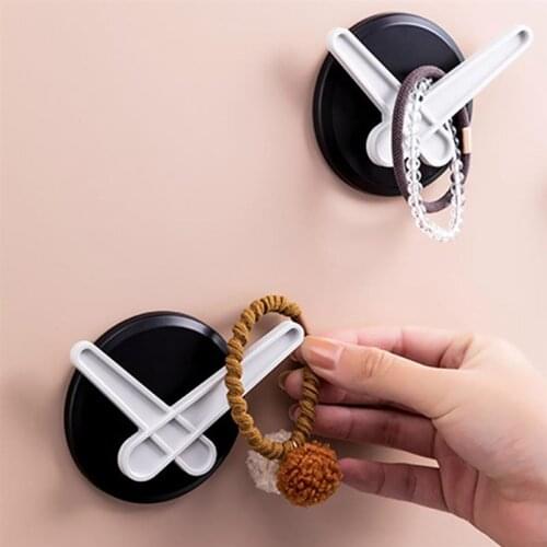 3 Set Creative Acrylic Wall Hook Heavy Duty Punch-Free Self-Adhesive Hook for Kitchen Bathroom