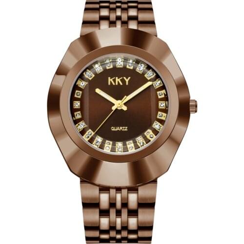 2021 Creative Coffee Luxury Quartz Men Women Watches Waterproof Full Steel Fashion Couple Wristwatches Male & Female Clock For G