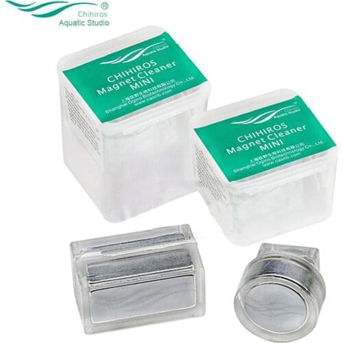 Chihiros Mini Nano Magnetic Cleaner Glass Fresh Aquarium Marine Fish Tanks Algae Remove Brush Strong Tight Plant Reef Water