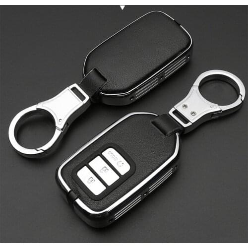 Zinc alloy Car key case For Honda Civic Accord XRV VEZEL CITY JAZZ CIVIC HRV Crider CRV Key Cover Case Remote Folding Shell