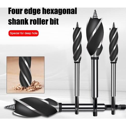 Four Slot Working Drill Woodworking For Wood Board Density Board 10~15mm He