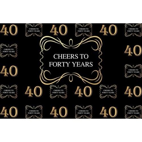Marriage celebration photo backgrounds vinyl fotografia 40 years photography backdrops for photo studio props photophone lv-2001