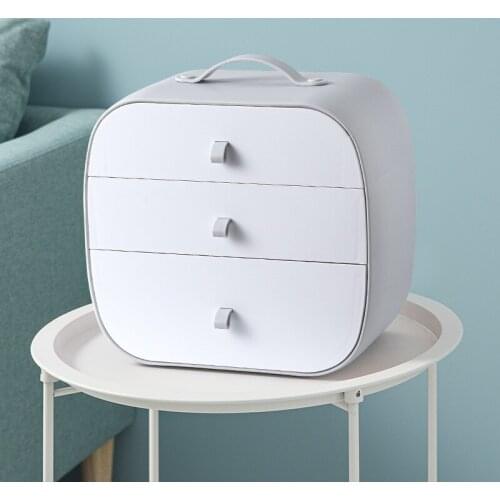Three-in-one Combined Clothing Storage Box with Compartments for Underwear and Underwear Storage Square Drawer Storage Box