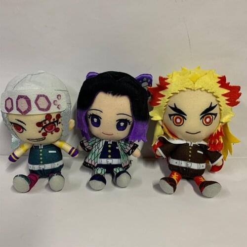 Demon Slayer Dolls Rengoku Kyoujurou Uzui Tengen Kochou Shinobu kimetsu no yaiba Plush Toys Gifts for Kids Size 16/20cm