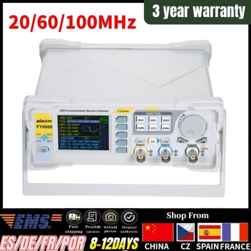 KKMOON 20/60/100MHz Module Digital DDS Signal Generator Waveform Generator Pulse Signal Source 250MSa/s Frequency Meter