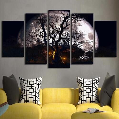 DIY diamond painting Moon In Halloween 5d round&spuare 5d diamond embroidery diamond cross stitch plastic crafts painting