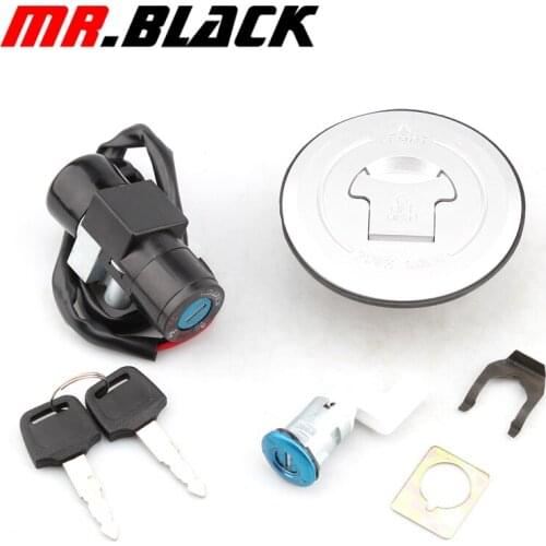 Motorcycle Ignition Switch Fuel Gas Cap Cover Lock & Keys For Honda CBR125 CBR125R R CBR 125 125cc