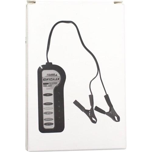 2V LED battery portable tester battery car car battery tester Electronic component As picture Vehicle Battery Teste