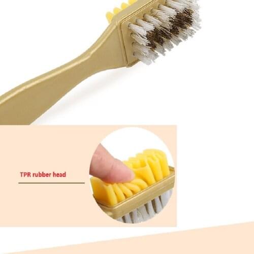 Superior horsehair brush, shoe brush, suede soft fur shoes cleaning and dust removal tools shoe cleaner