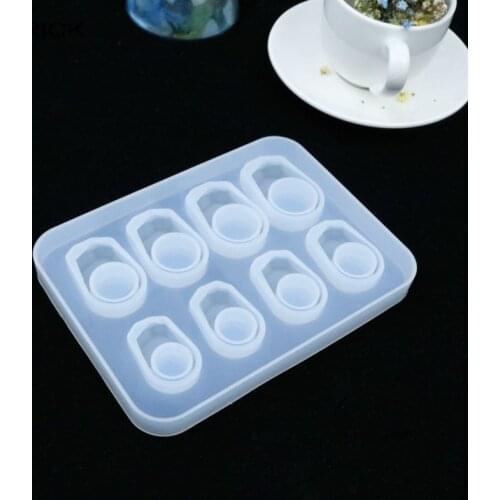 Silicone Ring Mold Pendant Mould Epoxy Resin Jewelry Making Tool Handmade DIY
