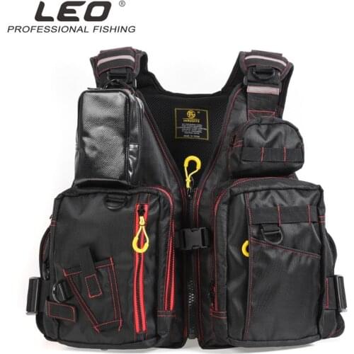 Outdoor Fishing Vest Sailing Life Jacket Vest Breathable Floating Adjustable Outdoor Sport Life Safety Jacket Swimming Pesca