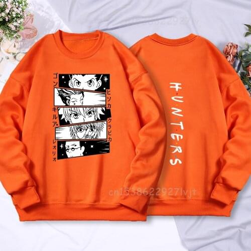 Japan Anime Hunter Hunter Printed Hoody Women Personality Comfortable Hoodie Women Autumn New Fleece O-Neck Sweatshirt wear