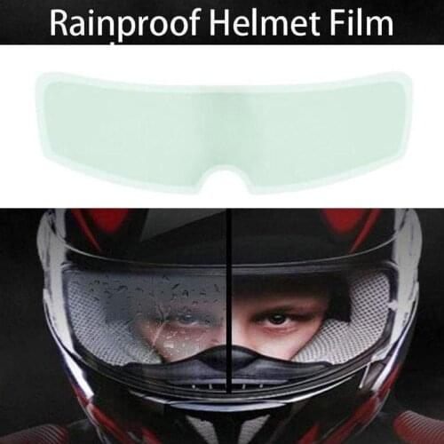 Universal Anti-fog Film For Motorcycle Helmet Clear Rainproof Helmet Patch Film Motorcycle Helmet Lens Fog Resistant Films