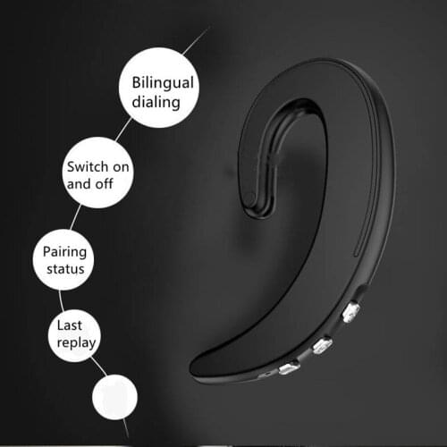 Universal Bone Conduction Earphone Wireless Bluetooth 4.2 Sports Stereo Headset For Laptop Tablet For Xiaomi For Iphone 7 8 X