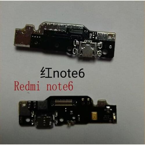USB Charging Board For Xiaomi For Redmi note 6 Mobile Phone Board Original Tail Plug Small Board Charging Port Flex Cable
