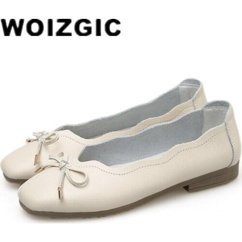 WOIZGIC Women's Ballet Flats With Heels