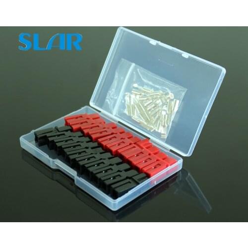 10Pairs/Box PP30 30A Power Connector Plug Red Black Power & 20pcs Contacts For Solar Caravan Boat