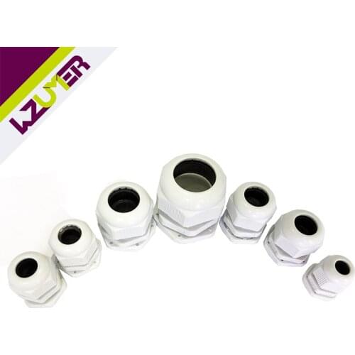 10 Pcs M8 Black Plastic Waterproof Cable Glands Joints UL