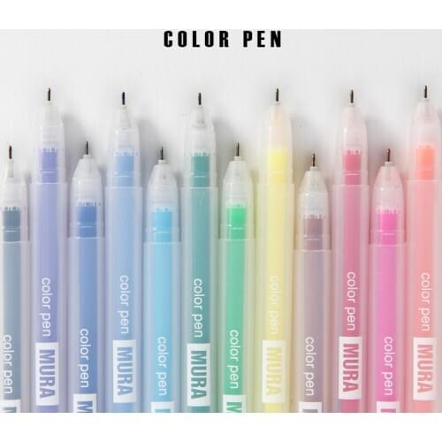 2020 Sharkbang 1PC 0.5mm Kawaii Candy Color Pen Graffiti Drawing Painting Pen Marker Pen School Office Stationery Supplies