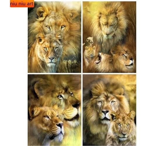 Christmas Tree Lion King Full Diamond Embroidery Diamond Mosaic Diamond Painting Cross Stitch Kits Home Decor