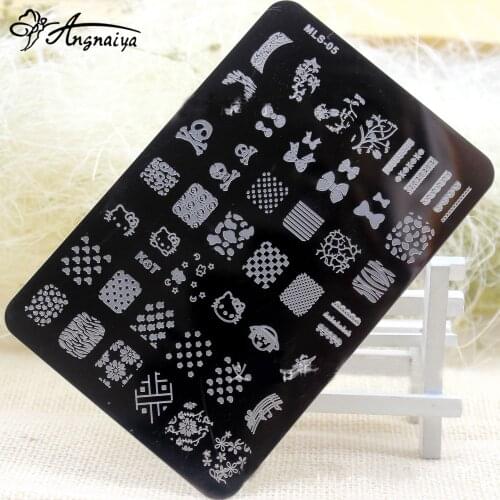 ANGNYA Stencils For Nail Design