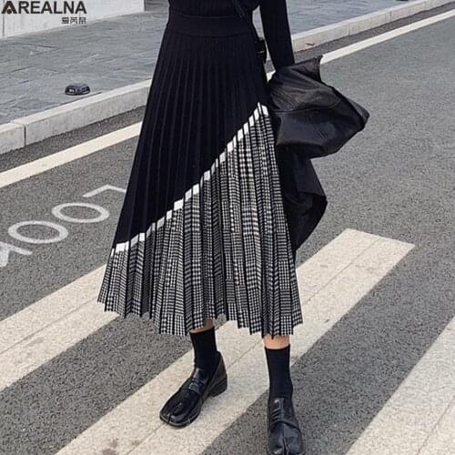 AREALNA Women's Knitted Skirts