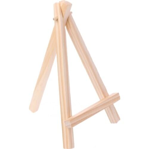 Mini Wooden Tripod Easel Display Painting Stand Card Canvas Holder Wedding Party