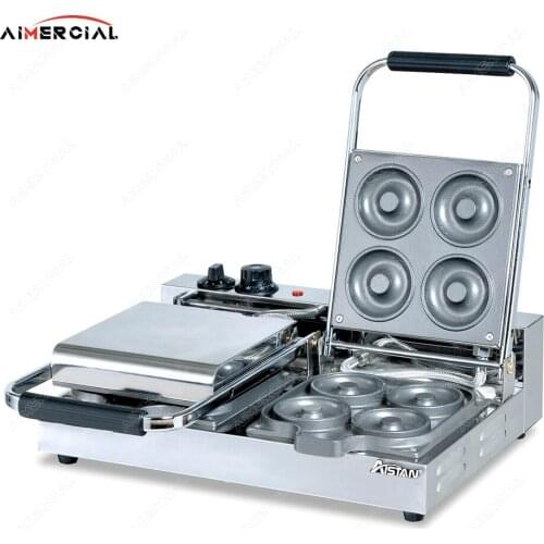 EG6A Electric automatic table top cake pop cupcake donut waffle maker 1 head 2 head stainless steel body non stick