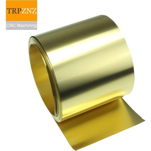Brass band,Brass sheet,Brass foil, 0.1 0.2 0.3 0.4 0.5 1 2mm thick, Corrosion-resistant Easy to process CNC machining,laser cut