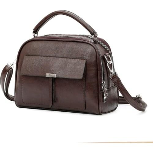 Fashion Handbag Pu Leather Bag For Women Large Capacity Cross Body Bag Female Messenger Bag Mujer Bandolera Torebki Damskie