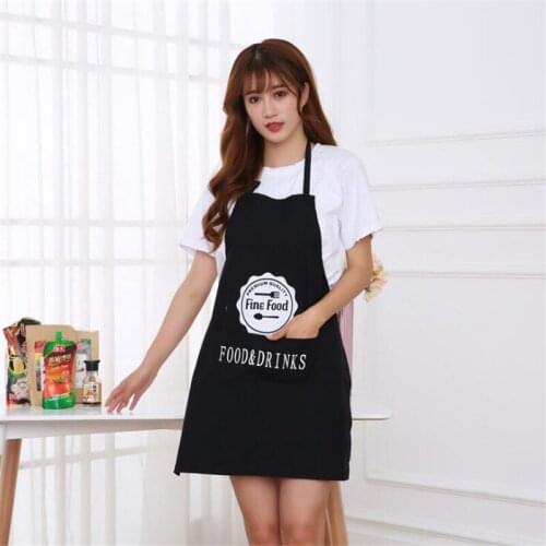 Japanese Cotton Aprons Cooking Apron Kit Bib Simple Style Stripe Housework Kitchen Sleeveless Aprons For Women And Men