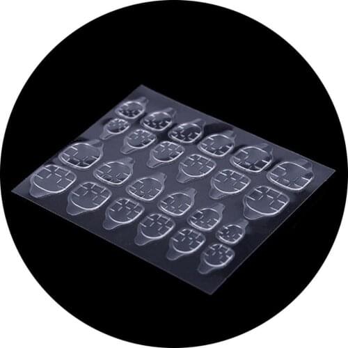 NEW 120pcs Double Side Adhesive Glue Sticker Sticky Tape Transparent Nail Glue For Fake False Nails Art Decoration Tools DIY