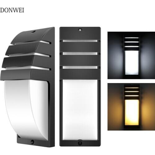 New Outdoor Waterproof LED Wall Light AC85-265V Aluminum 8W COB Courtyard Garden Porch Corridor Lights wall lamp