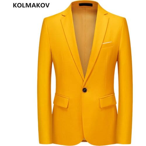 2020 new arrival Single button blazers fashion casual blazer men,mens high quality casual jackets size M-6XL 16 colors