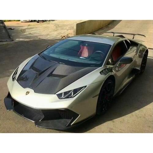 Carbon Fiber Front Bumper Engine Hood Bonnet Vent Cover For Lamborghini Huracan LP580 LP610 2014 2015 2016 2017 2018 2019 2020
