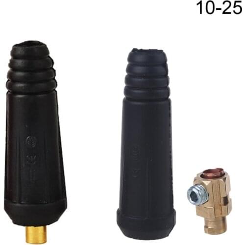 Europe Welder Quick Fitting Male Cable Connector Socket DKJ 10-25 50-70 Plug Adaptor Female Insert Welding Accessories