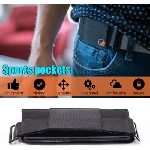 Hot Men Waist Packs Multipurpose Waist Pack Purse for Outdoor Sports Anti-theft Moblie Phone Carrying Cases Belt Bag Pouch -OPK