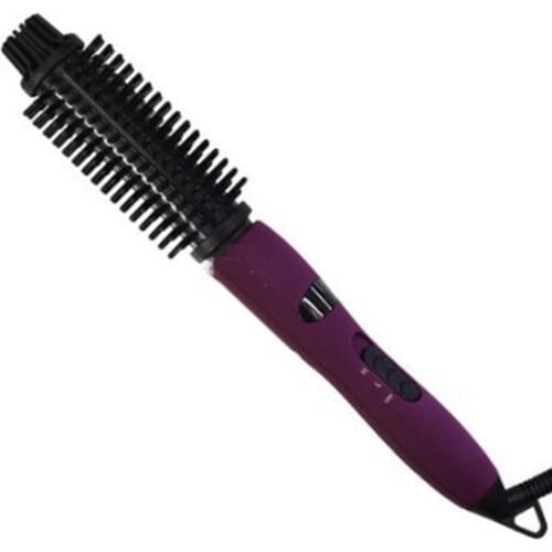 Curling Iron Brush Travel-friendly Hair Curler Hot Brush Anti-scald Hair Straightener Curling Wand With Teeth Styling Brush