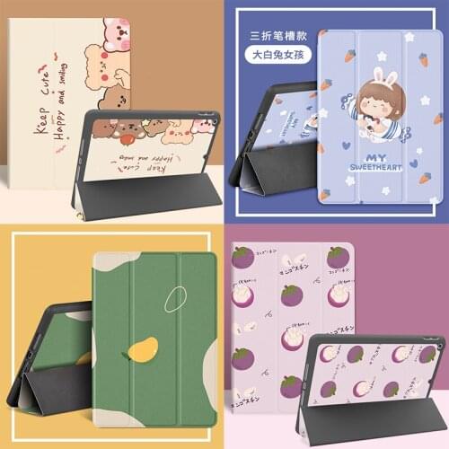 For iPad 10.2 inch 2019 Silicone Soft Case For iPad 7th Generation Air 2 3 4 10.5 10.9 Pro 11 inch Smart Sleep Wake Leather Case