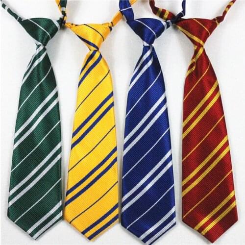 Tie Child Comfortable Magic College Student Badge Costume Accessories Halloween Cosplay Lovely Prop Twill Tassels Necktie Casual