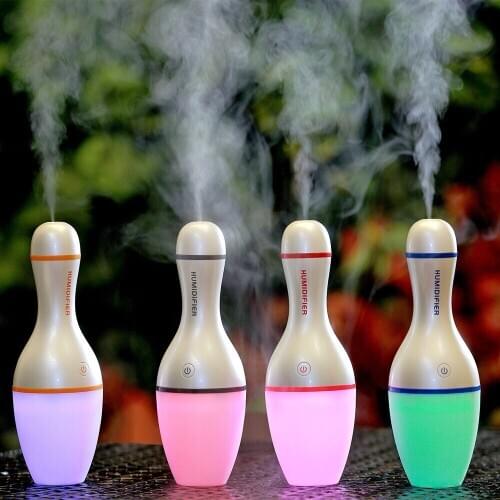 Upgraded bowling humidifier bedroom head of bed with night light air purifier free shipping
