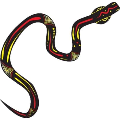 Snake Aboriginal Art Vinyl Cutting Car Boat Sticker Australian Accessories Decorative Decal Car Styling Car Sticker