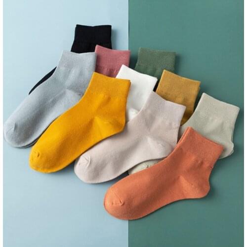 1Pair Woman Cotton Socks Fashion Spring Summer Breathable Hollow Out Girls Soft Cute Middle Tube Socks For Women Mesh Thin Socks