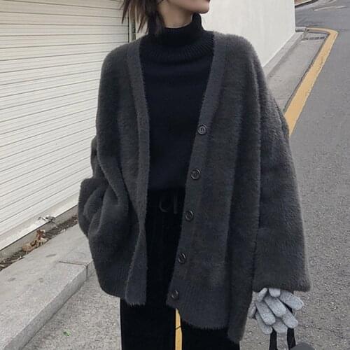 2021 Women Clothing Oversize Womens Sweaters Summer Vintage Cardigan Thin Sweater Knitted Cardigan Knit Button Loose Maxi Tops