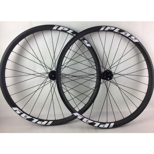 270g IPLAY carbon MTB rims 29er Carbon fiber rim XC 27mm Width Hookless 29 carbon Rims Tubeless mtb carbon rims 29 wheelset