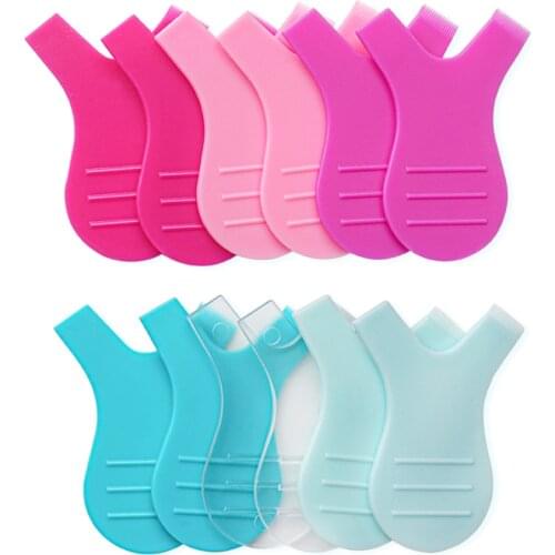 5pcs Reuseable Plastic Clean Comb Y Shape Eyelashe Lifting Curler Eye Lash Extension Perm Eyelashes Tools